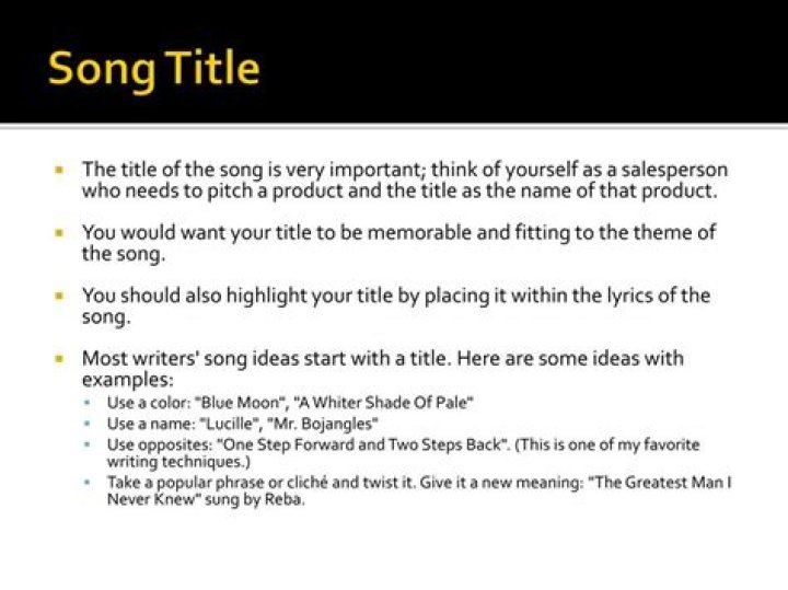 How to Write Song Titles and Artist Names A Comprehensive Guide